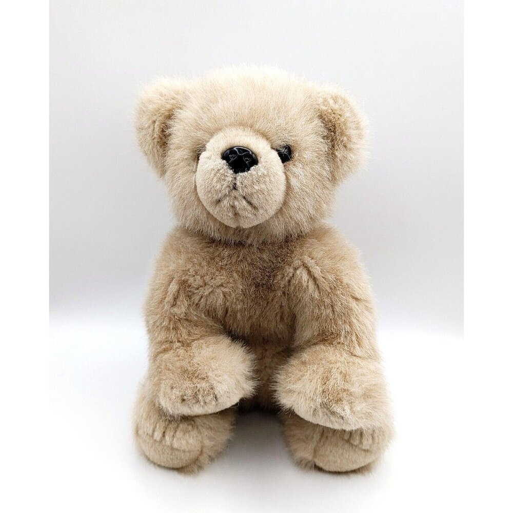 The Bearington Collection Bear Beige Teddy Bear Plush 12" Stuffed Animal